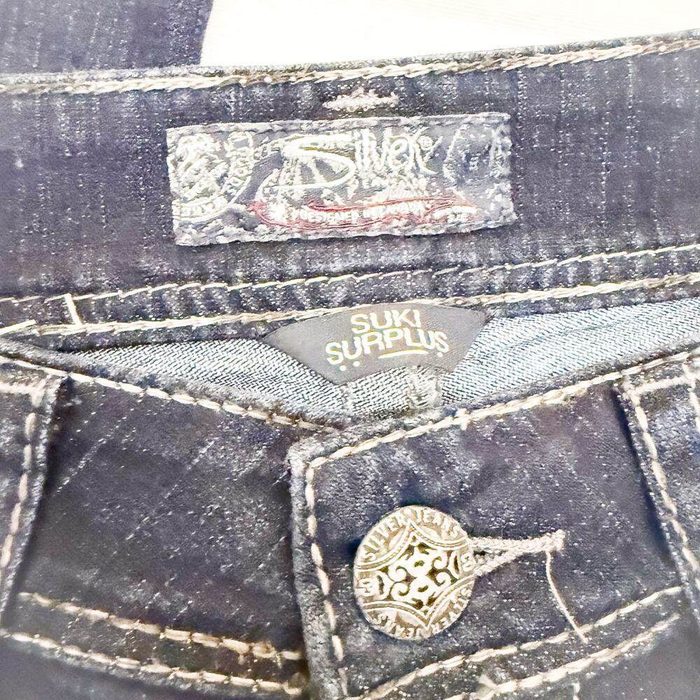 Silver Jeans Western Glove Works Dark Wash Denim Jeans Size 29 x 34 - Picture 6 of 9
